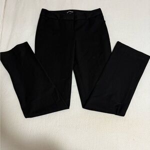 Express Classic Black Straight Leg Work Pants
